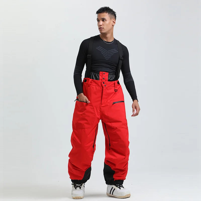 Unisex Thermohose, Hosenträger, -40°C Kälteschutz, Schneeschutz, für maximale Performance im Winter.