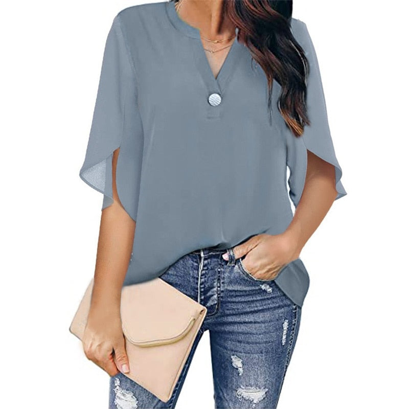 Damen Bluse Astrid im Business-Outfit, elegant und modern. Ideal für das Büro und formelle Anlässe.