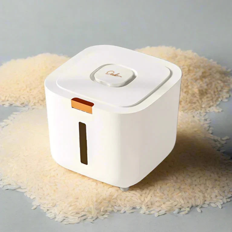 Frischebox für Reis & Getreide (5-10 kg) inklusive Messbecher. Hält Lebensmittel lange frisch & sicher.