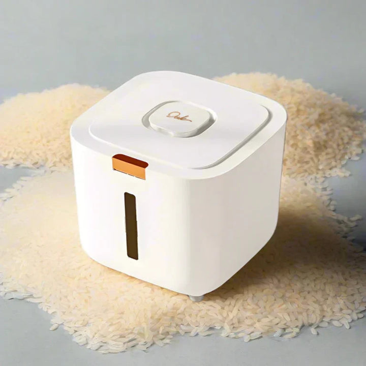 Frischebox für Reis & Getreide (5-10 kg) inklusive Messbecher. Hält Lebensmittel lange frisch & sicher.