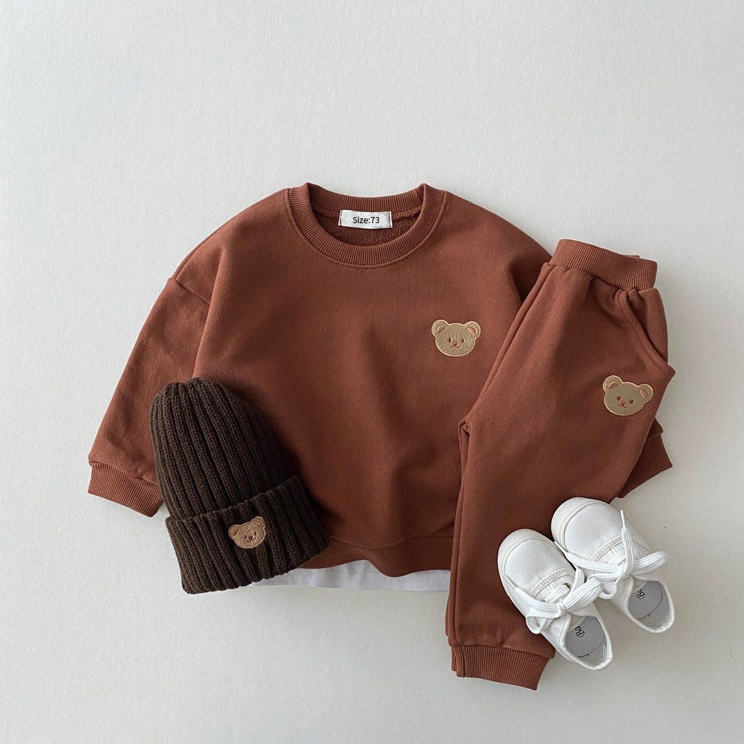 Modisches Kinderkleidungs-Outfitset, 2-teilig, für Babys & Kleinkinder. Weich & strapazierfähig.