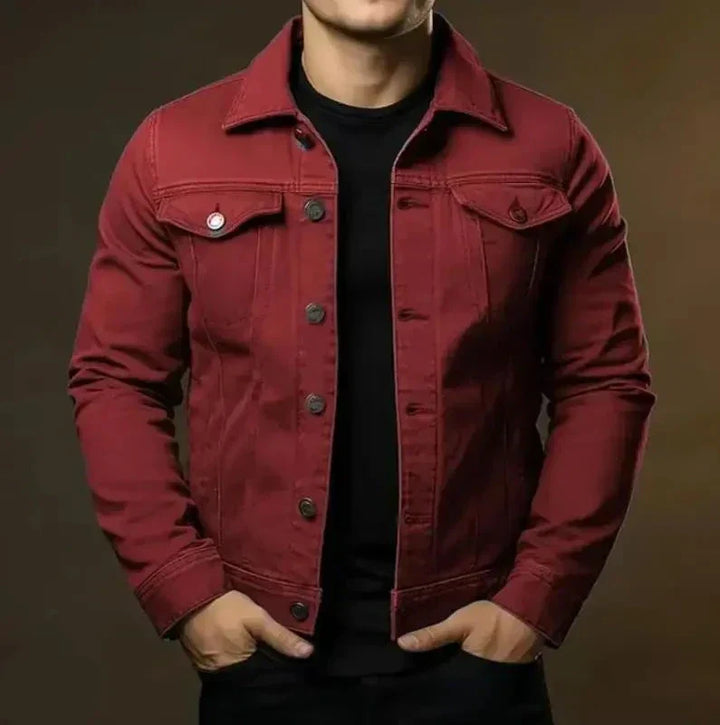 Stilvolle Herren Denimjacke Noah, perfekte Übergangsjacke für Männer im klassischen Streetwear-Look.