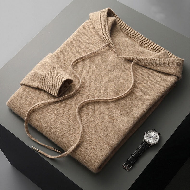 Vielseitiger Herren Kapuzenpullover, bequemes Basic Oberteil für Freizeitmode & jeden Tag.
