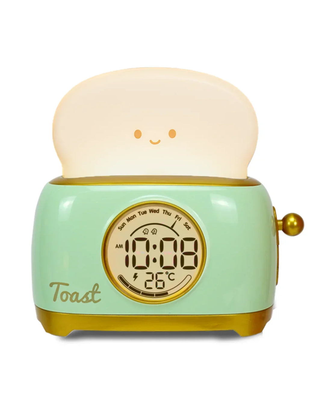 Pädagogischer Kinderwecker mit sanftem Nachtlicht, ideal für die Schlafroutine im Kinderzimmer. Digitaler LED Wecker.