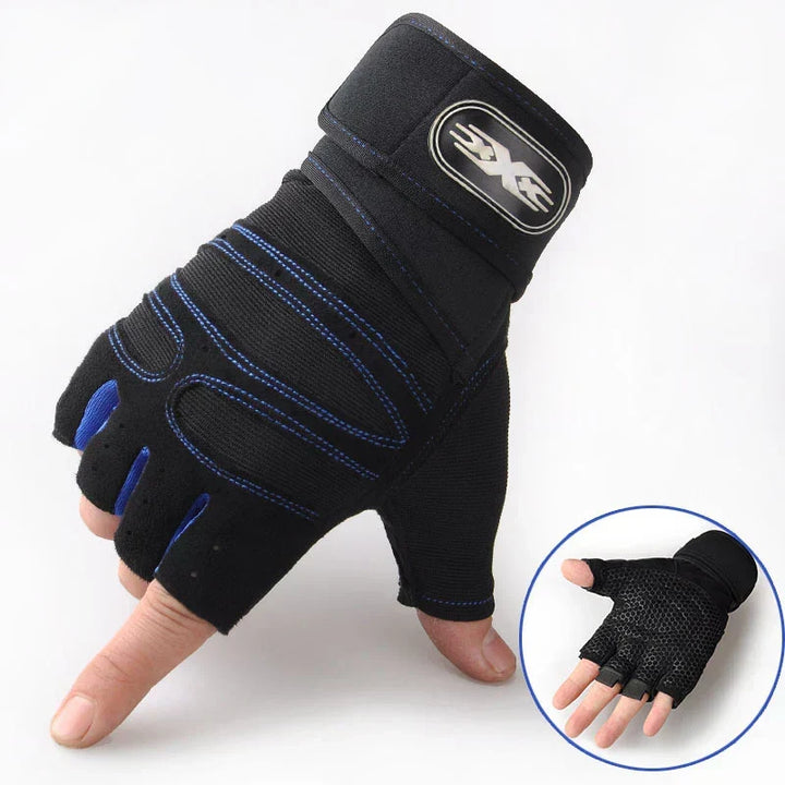 Unisex Sportaccessoires: Fitnesshandschuhe mit stoßfestem Schutz & Handgelenkstütze.