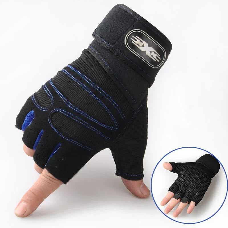 FitFlex Fitnesshandschuhe: Stoßfeste Dämpfung & starke Handgelenkstütze, Unisex Design.
