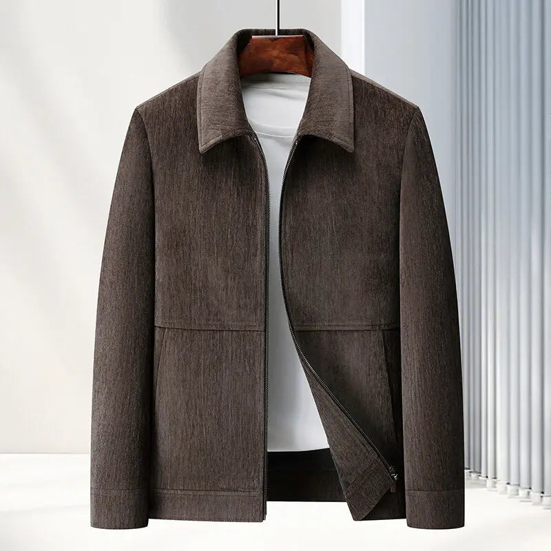 Herren Alltagsjacke: Stilvolle & vielseitige Übergangsjacke in Marineblau, perfekt für Business Casual & Freizeit-Looks.
