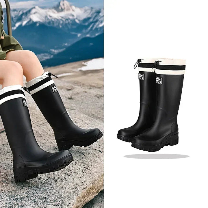 Wasserdichte Damen Regenstiefel Arlena. Perfekte Outdoorschuhe mit Antirutschsohle.