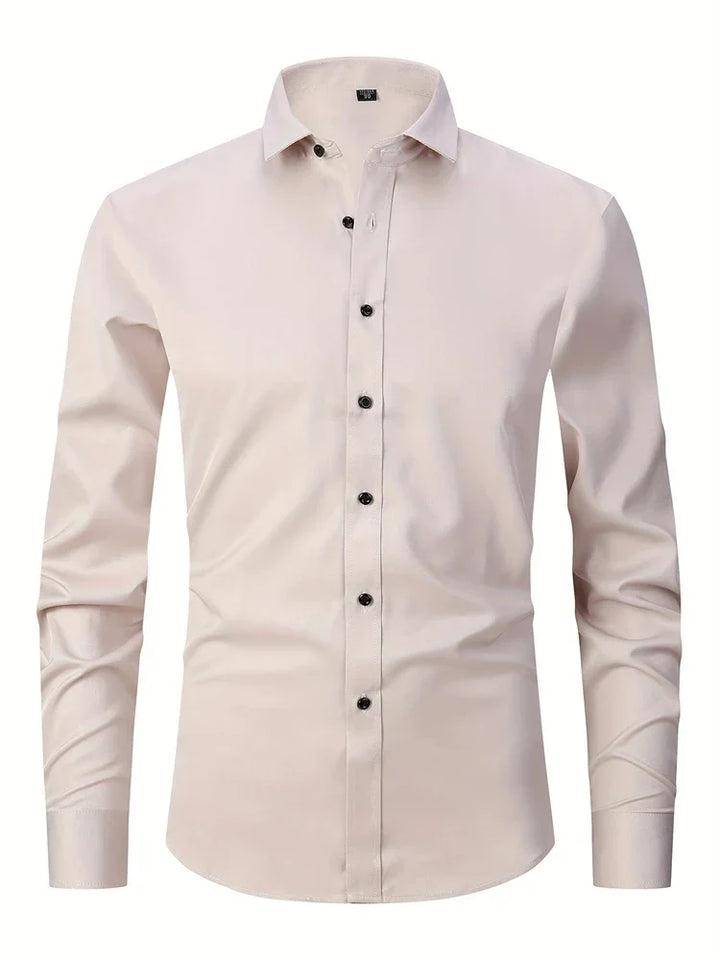 Elegantes Herrenhemd, knitterfrei und stretch, perfekt für Smart Casual Looks oder als Business-Hemd.