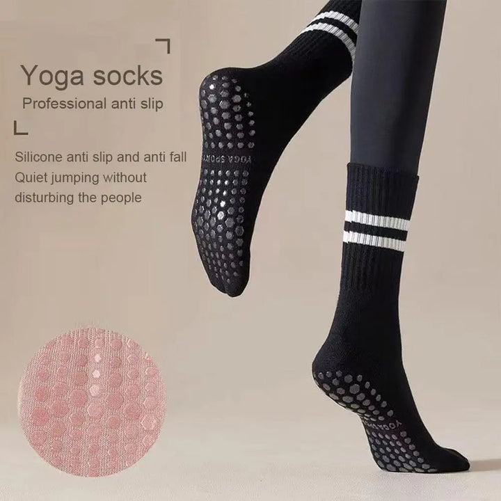 Fitness Socken unisex, halbhoch. Rutschfeste Grip Socken für Workout, Gym & Sport. Optimaler Halt.
