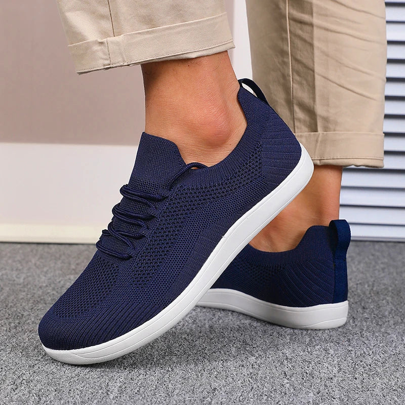 Bequeme Herren Freizeitschuhe, orange, weite Zehenbox, leichte & atmungsaktive Konstruktion.