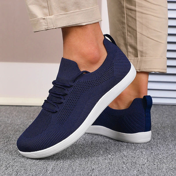 Bequeme Herren Freizeitschuhe, orange, weite Zehenbox, leichte & atmungsaktive Konstruktion.
