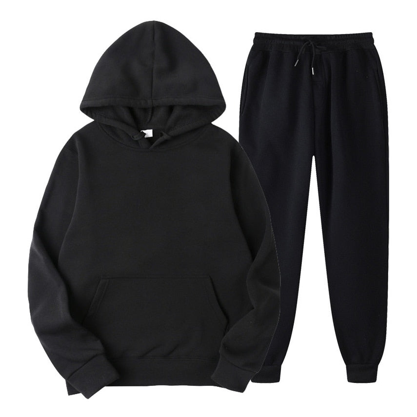 Hochwertiger Damen Freizeitanzug in Dunkelblau, perfekt für Athleisure-Looks und entspannte Tage.