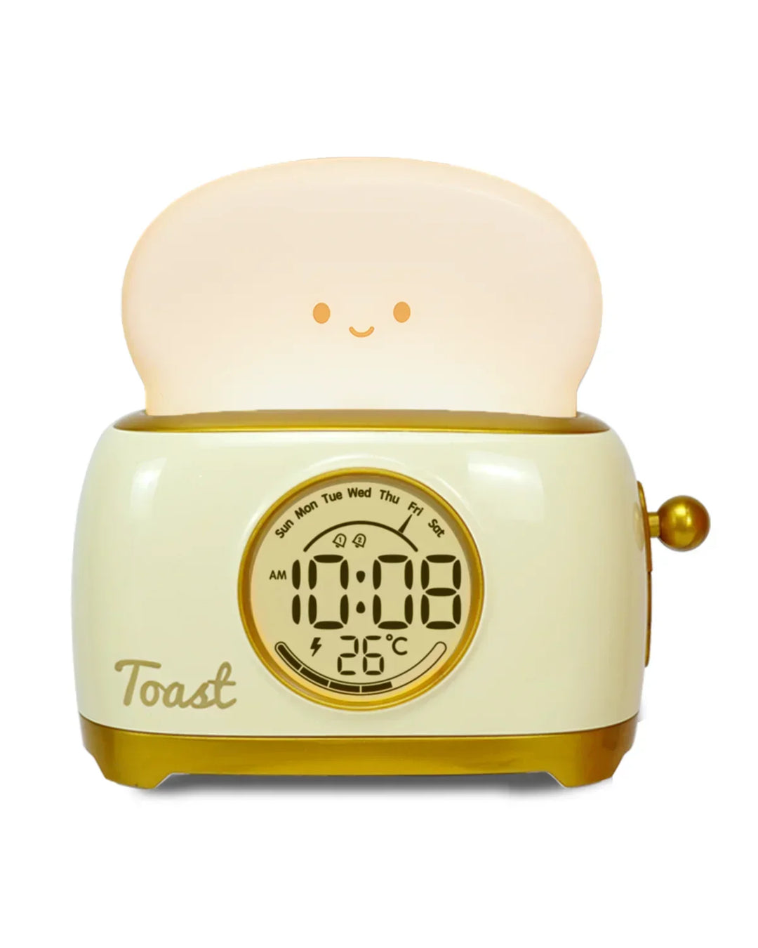 Digitaler Kinderwecker mit Temperaturanzeige und Einschlafhilfe. Perfekt für die Morgenroutine im Kinderzimmer.