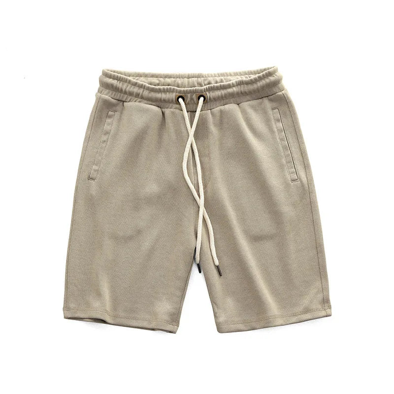 Bequeme Herren Shorts mit Kordelzug, ideal für Freizeit & Sport. Flexible Sommershorts mit Taschen für Männer.