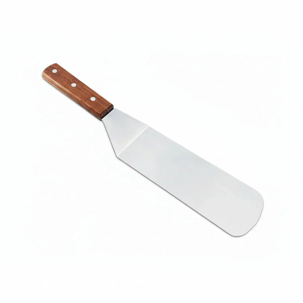 Vielseitiger Edelstahl Spatel & Pfannenwender, ideal für Küche, Grill & BBQ.