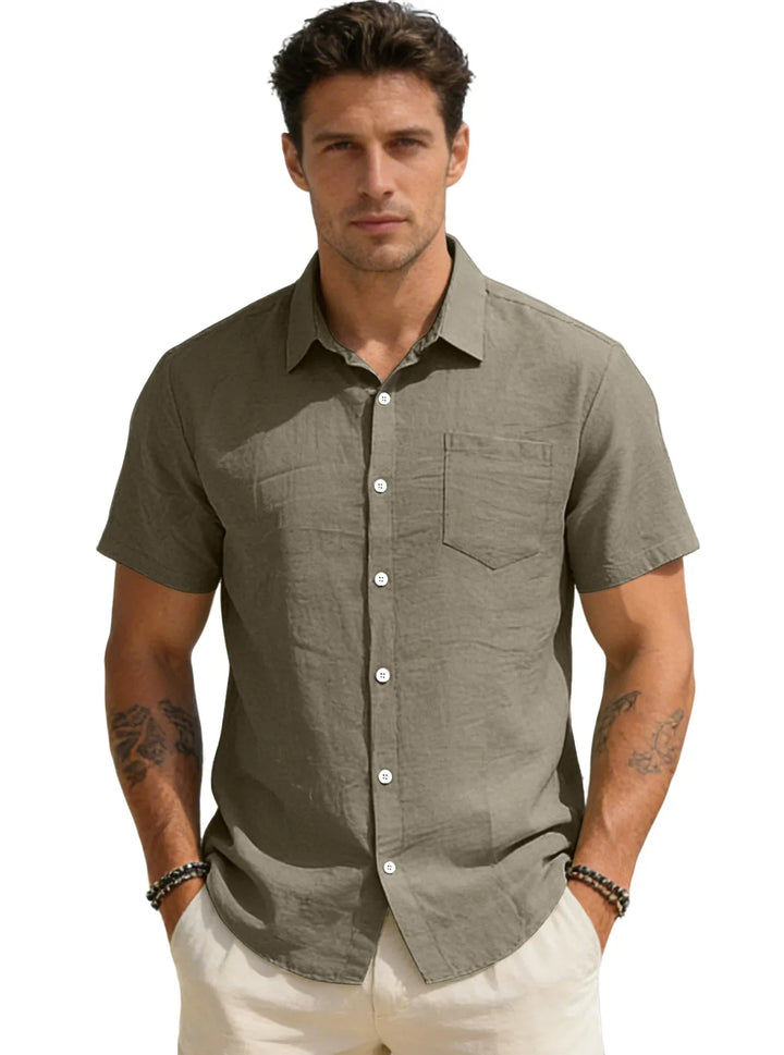 Elegantes Männer Kurzarm-Oberteil, ideal für Sommer & Freizeit. Hoher Tragekomfort, stilvolle Männermode.