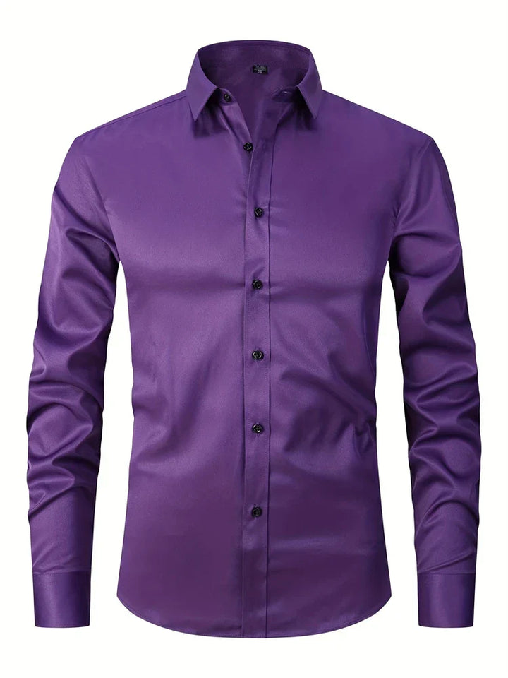 Professionelles Herrenhemd, stretch und knitterfrei. Für einen mühelos eleganten Look den ganzen Tag.