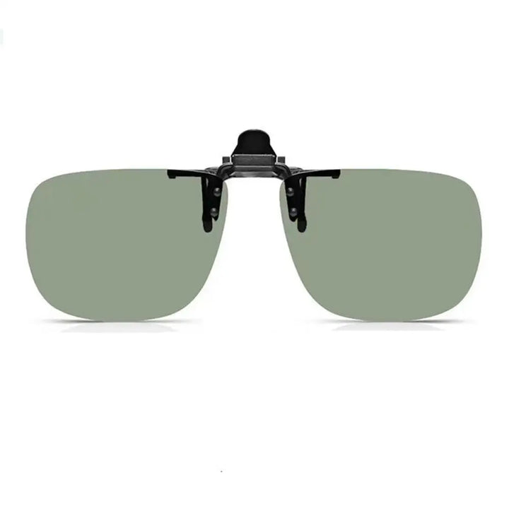 Robuster Sonnenclip mit polarisierten TAC-Gläsern, UV400. Ideal als Brillen-Zubehör für Outdoor.