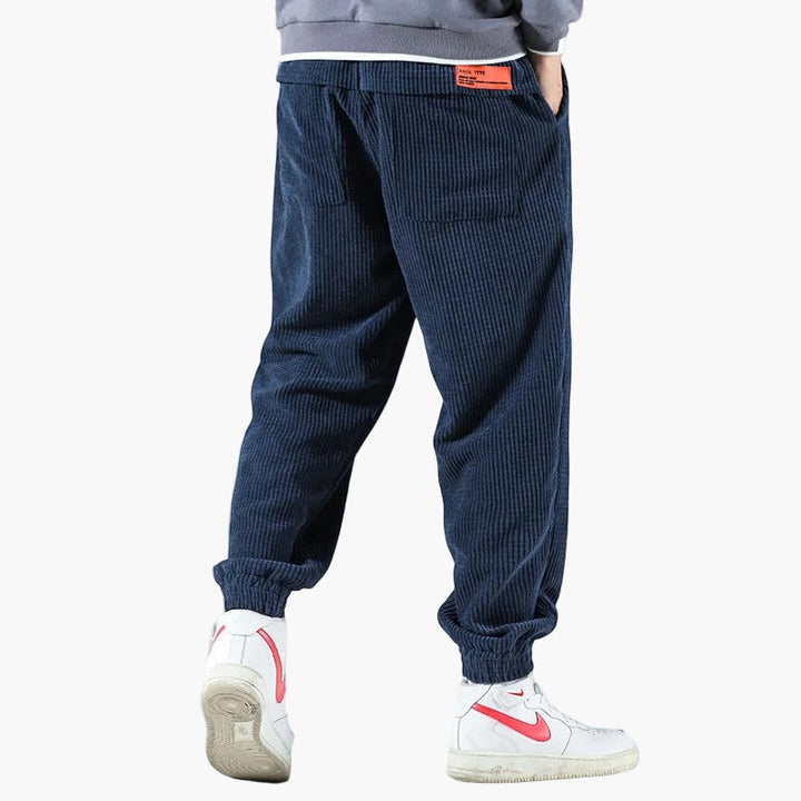 Bequeme Herren Jogger Hose für Alltag & Freizeit, mit elastischem Bund für optimalen Komfort & trendige Passform.