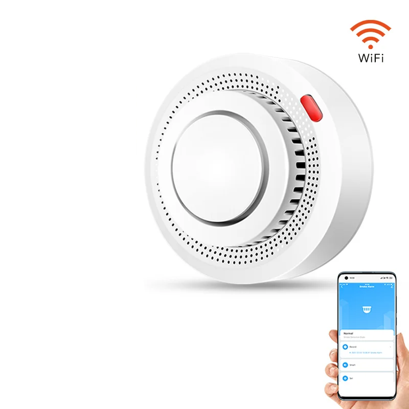 Smart WLAN Rauch- und Feuermelder Detektor, verbindet sich nahtlos mit Ihrem Smart Home System.