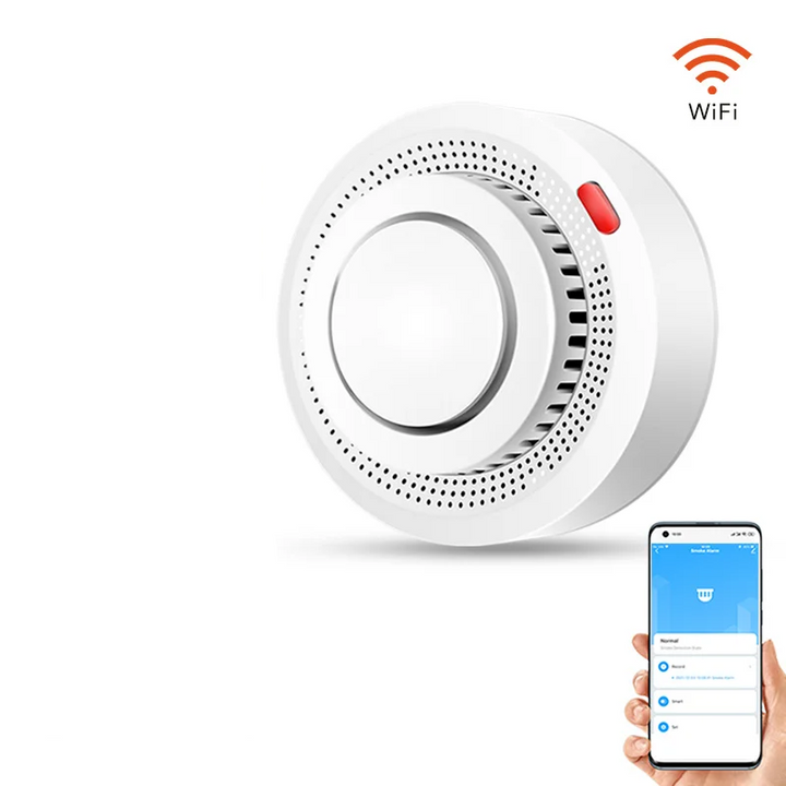 Smart WLAN Rauch- und Feuermelder Detektor, verbindet sich nahtlos mit Ihrem Smart Home System.