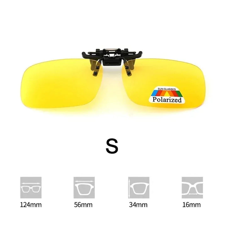 Hochwertige Clip-On Sonnenbrille polarisiert, langlebiges Brillenzubehör mit UV-Schutz für den täglichen Gebrauch.
