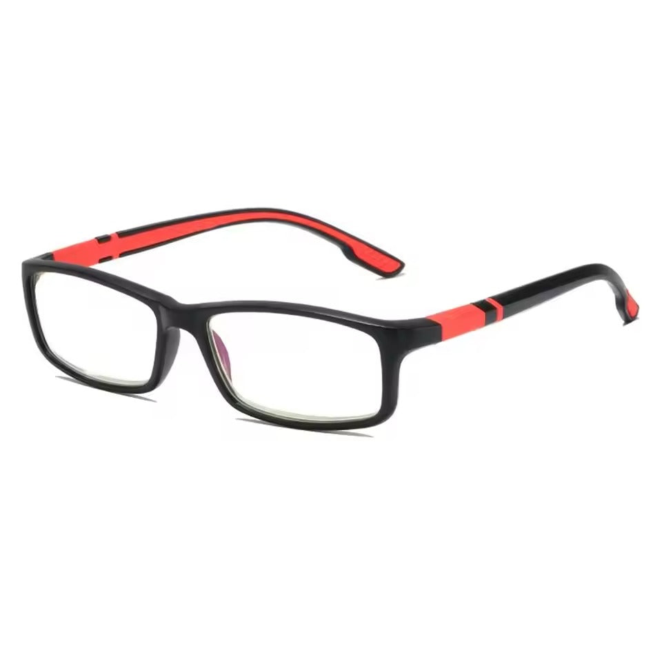 Komfortable Unisex Lesebrille. Blaulichtfilter schützt die Augen, leicht und stilvoll für Sport.