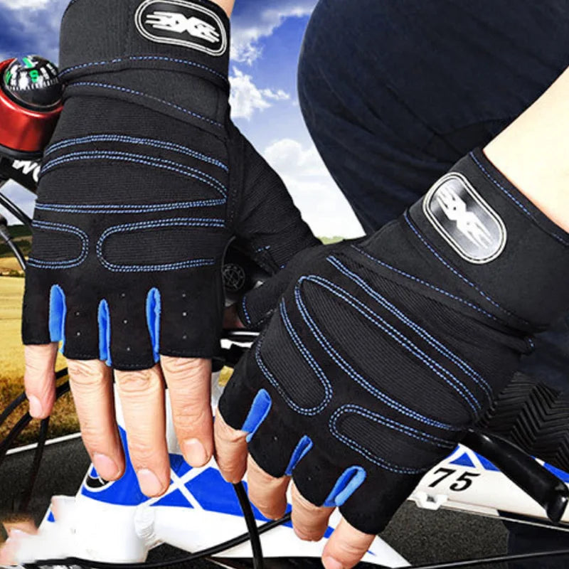 Hochwertige Unisex Gymhandschuhe mit stoßfester Polsterung, ideal für Fitness & Workout.