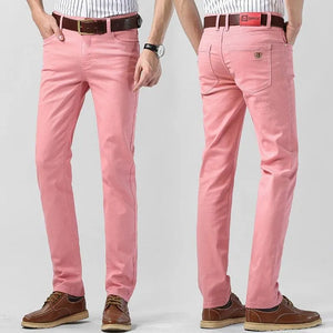 Vielseitige, bunte Slim Fit Hose für Herren. Modisch & bequem, ideal für Freizeit & Büro.
