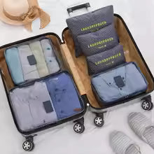 Reisegepäck-System: 6-teilige Organizer für Koffer, sorgen für Ordnung bei jedem Urlaub & Trip.