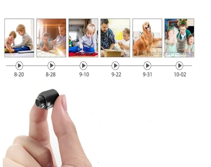 SafeWatch Mini WLAN-Kamera: Flexible Speicherung über microSD oder Cloud für Ihre Videoüberwachung.