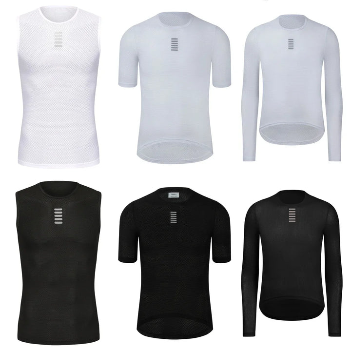 Hochleistungsfähiges Herren Radsport Baselayer Trikot, ärmellos, speziell für den Sommer entwickelt.
