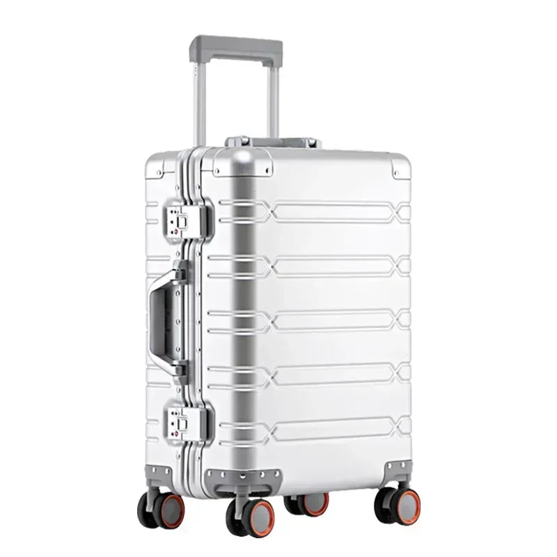 Aluminium-Magnesium-Reisekoffer Oslo: Stilvoller Hartschalenkoffer für sichere und komfortable Reisen.