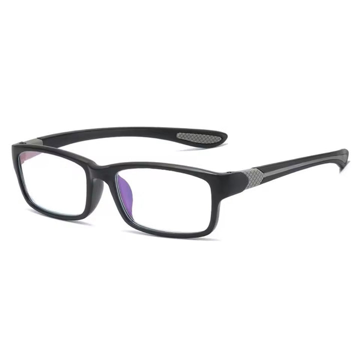 Moderne Sport-Lesebrille mit Blaulichtfilter. Unisex Design für Augenschutz & komfortables Lesen.