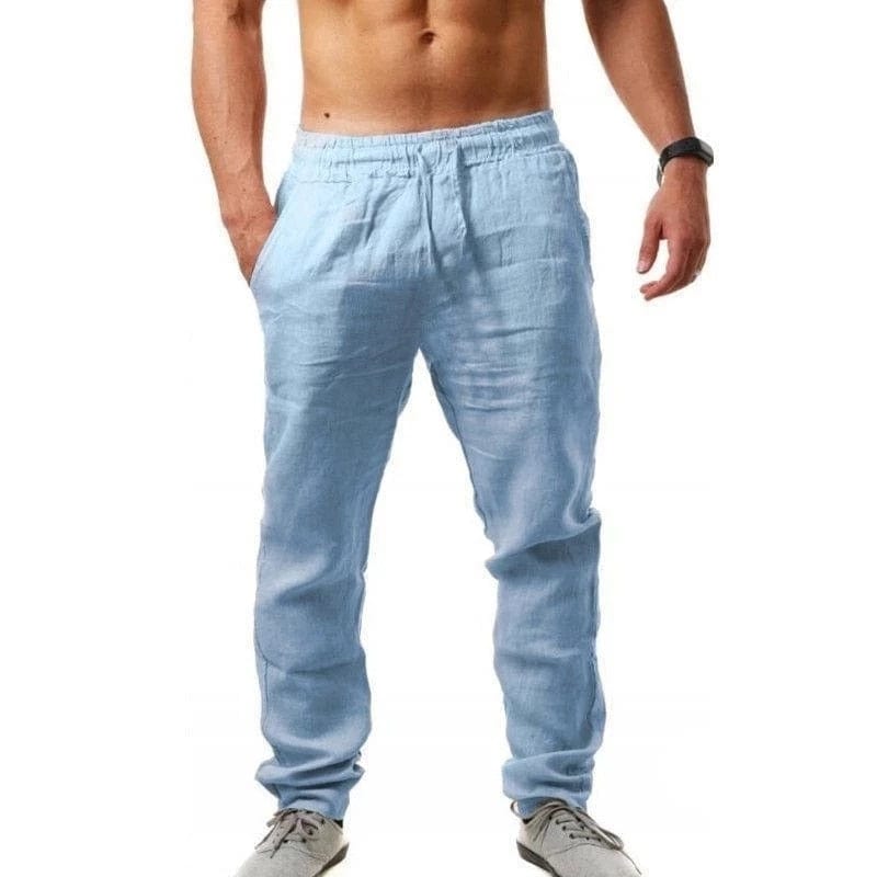Leichte Herren-Freizeithose, extrem bequem und atmungsaktiv. Die perfekte Herbsthose für entspannte Tage oder Outdoor.