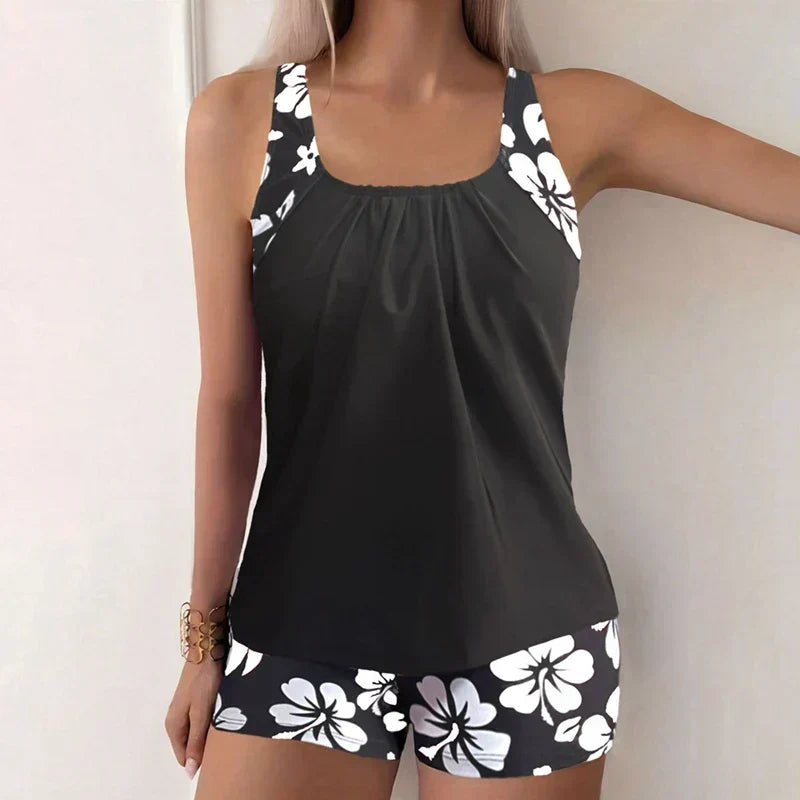 Damen Rina Bademode Zweiteiler für Strand & Pool, mit Blumenmuster – Ihr Sommer-Look.