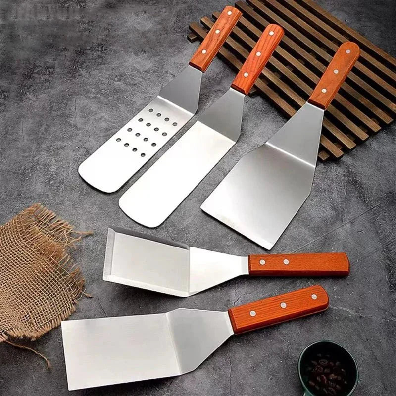 Edelstahl Grillwender für Grill, Plancha & Pfanne, robust & langlebig für Ihre Küche.