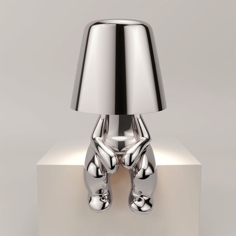 Elegante & moderne Stimmungsleuchte. Akkubetriebene Design-Tischlampe mit LED für stilvolles Wohnambiente.
