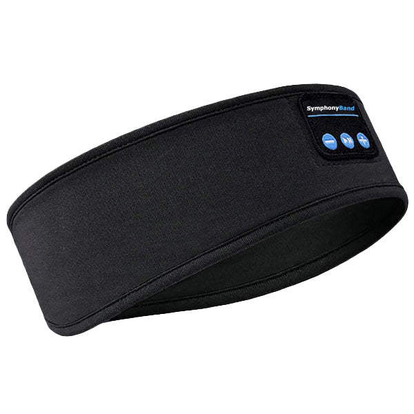 Weiches Unisex Schlafkopfhörer Stirnband mit Bluetooth. Perfekt für Tiefschlaf, Entspannung & Musikgenuss.