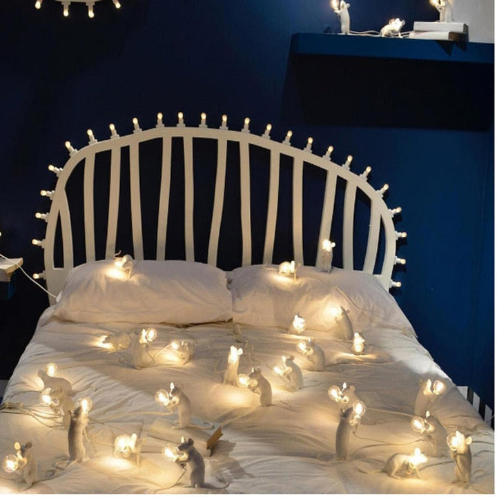 Stilvolle Maus Tischlampe, perfekte Dekoration und warmes LED Stimmungslicht für Ihr Zuhause.