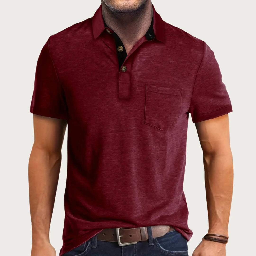 Vielseitiges Herren Slim Fit Poloshirt für Freizeit & Alltag. Klassisches Kurzarm Oberteil, elegant und sportlich kombinierbar.