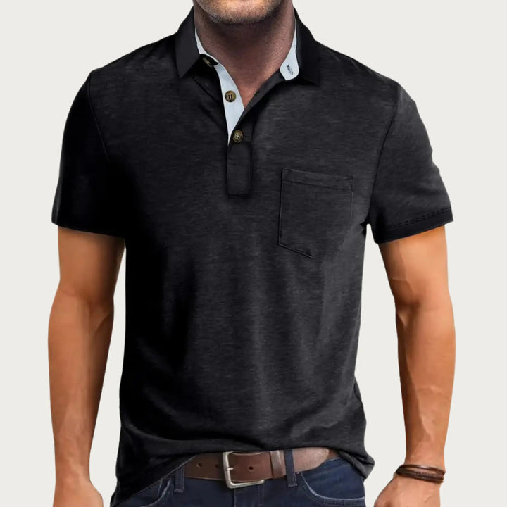 Klassisches Herren Poloshirt Slim Fit. Modernes Kurzarm Oberteil, perfekt für Freizeit & Alltag. Elegant & sportlich.