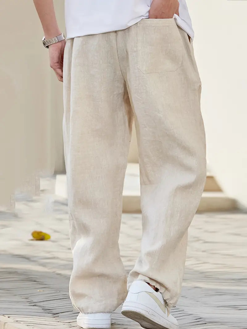 Stilvolle Herren Baggy Hose in urbanem Look. Lässige, bequeme weite Freizeithose für entspannte Alltagsoutfits.