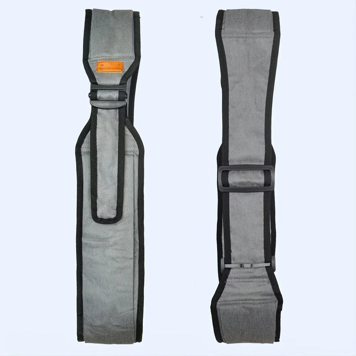 Bequeme Baby-Hüfttrage für Säuglinge & Kleinkinder, ergonomisch geformt für optimalen Tragekomfort unterwegs.