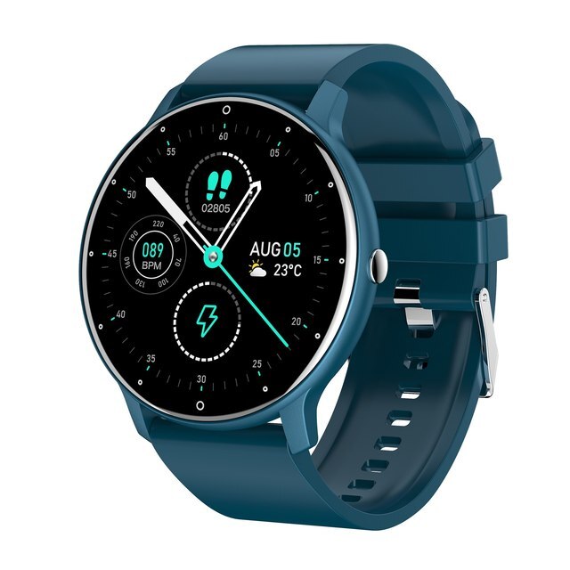 Ultradünne Smartwatch SlimLine Fit für Damen & Herren mit Full Touch Display, Fitness & Gesundheitsfunktionen.