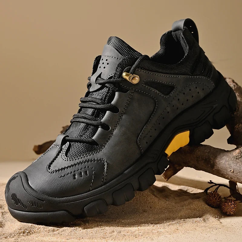 Bequeme Herren Wanderschuhe: wasserdicht, robust & rutschfest. Vielseitige Outdoor-Schuhe für Trekking, Wandern & Freizeit.