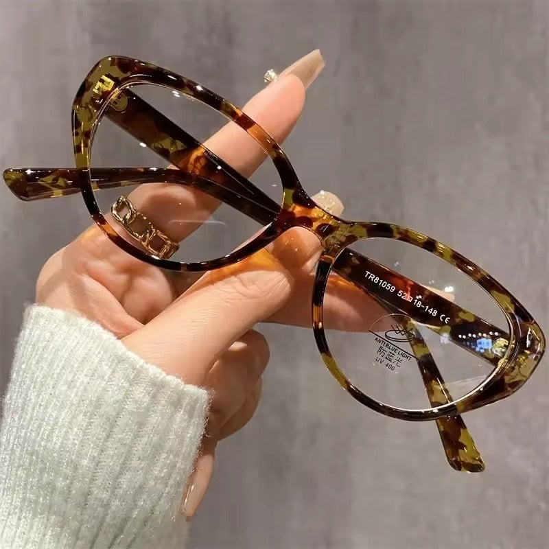 Modische Unisex-Brille mit Blaulichtfilter, retro-inspiriertes Design für Augenschutz & digitalen Komfort.