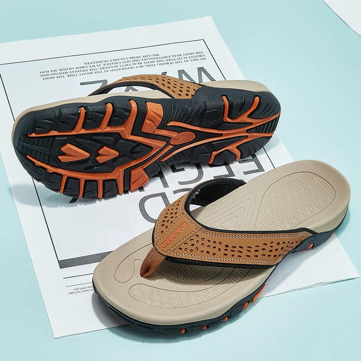 Atmungsaktive Herren Zehentrenner, perfekt für heiße Sommertage und Outdoor-Abenteuer.