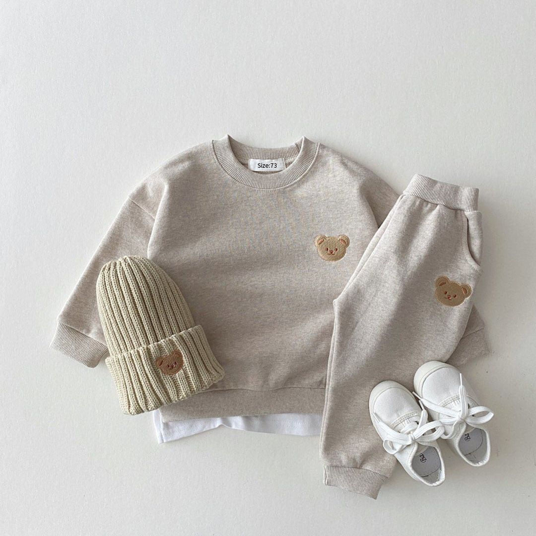 Weiches, bequemes Kinder 2-teiliges Outfit Set aus Baumwolle für Babys & Kleinkinder.